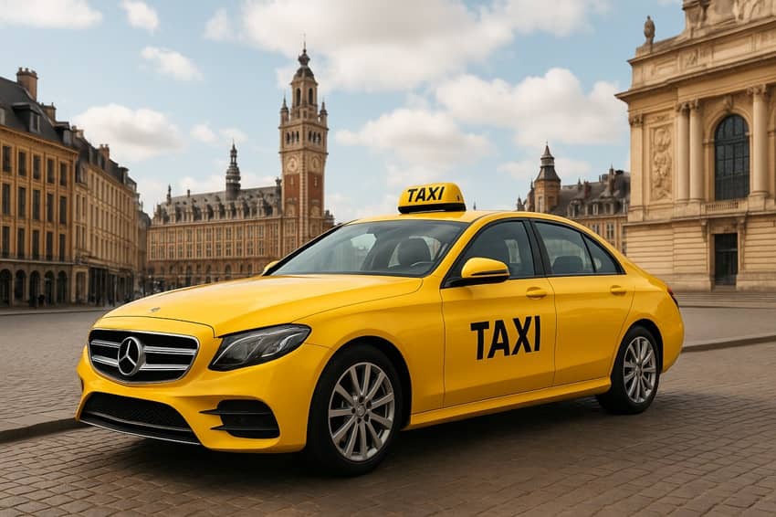 taxi lille paris