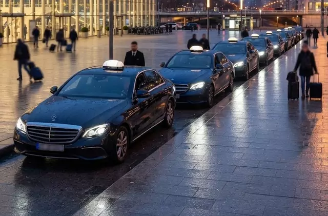carte-gare-lille-europe-taxis Taxis alignés devant la gare